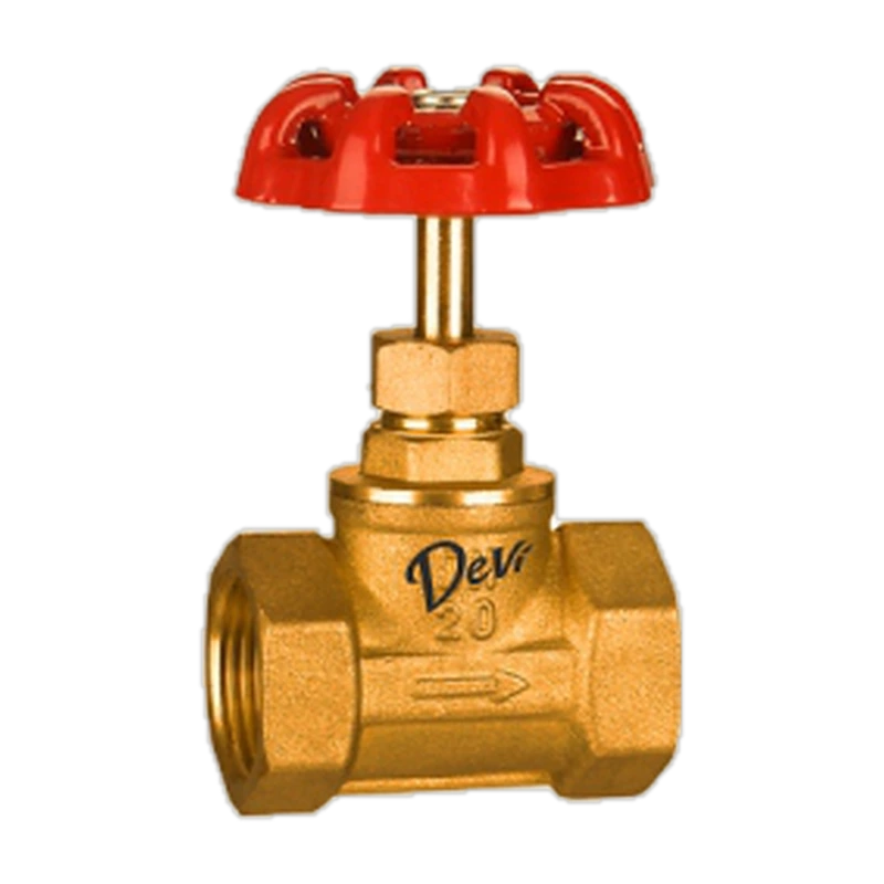 Devi brass wheel valve — sand-cast construction
