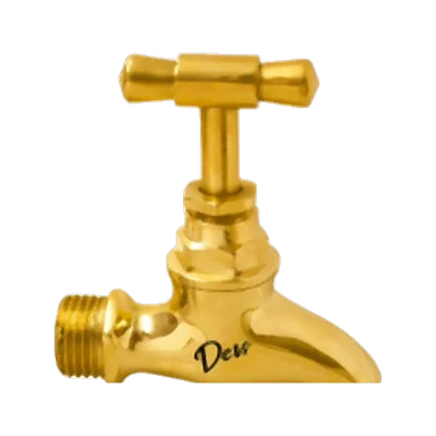 Devi Brass Bib Cock with Brass Parts