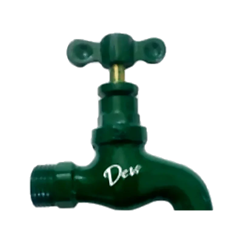 Devi CI Bib Cock with Brass Parts — product photograph